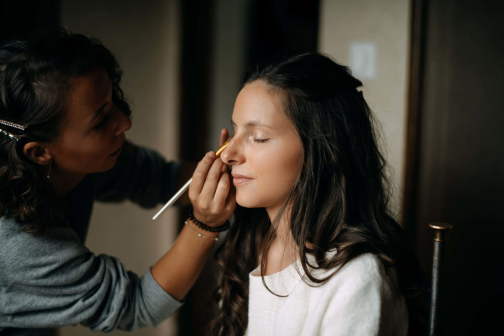 Maquillage de la mariée