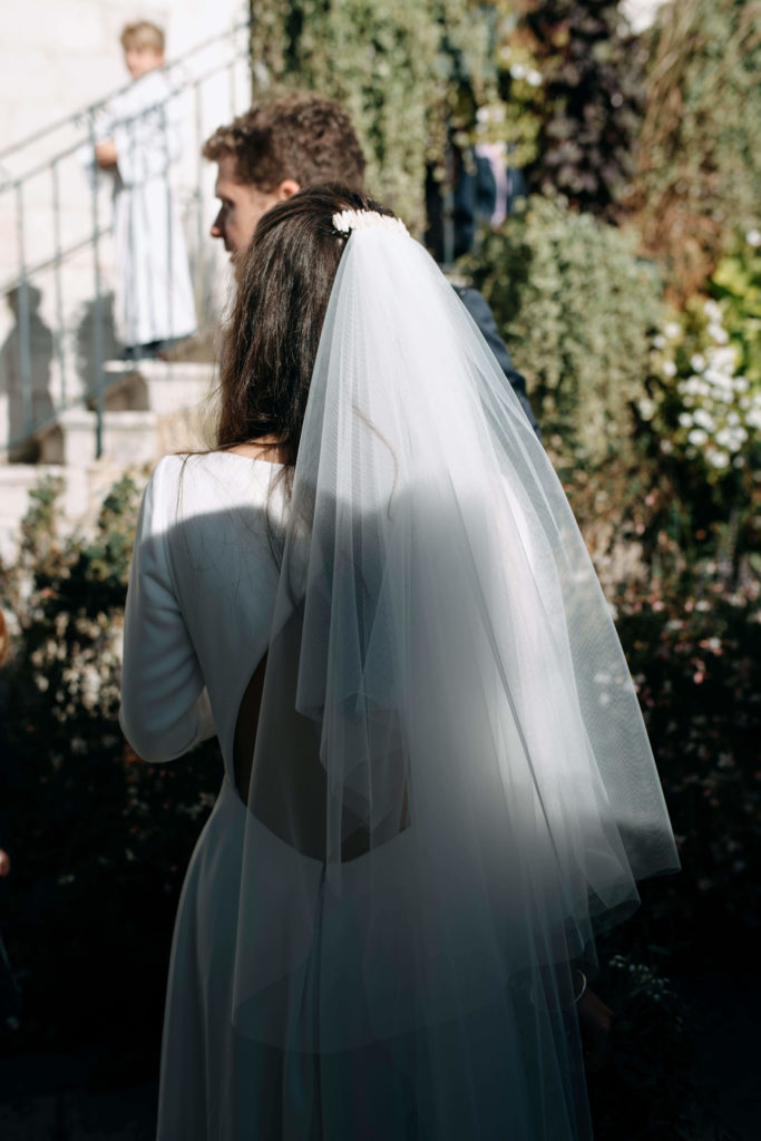 Photos du voile de la mariée