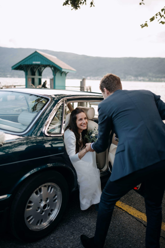 mariés au bord du Lac d'Annecy