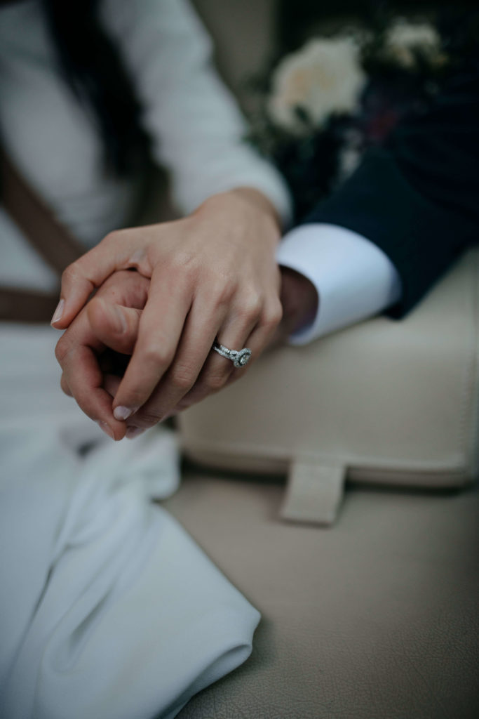 Mains des mariés