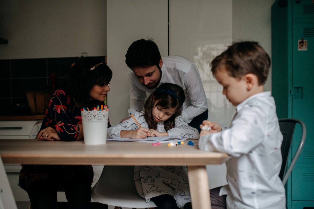 Séance photo en famille