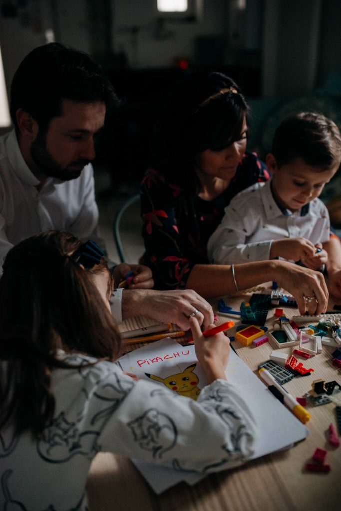 Séance photo en famille