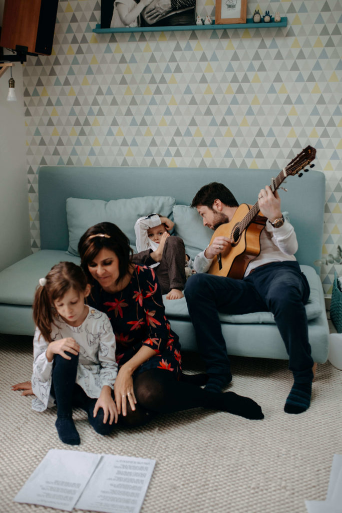 Séance photo en famille