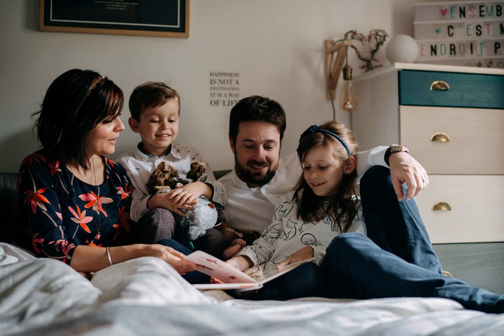 Séance photo en famille