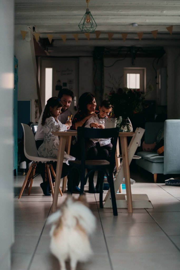 Séance photo en famille