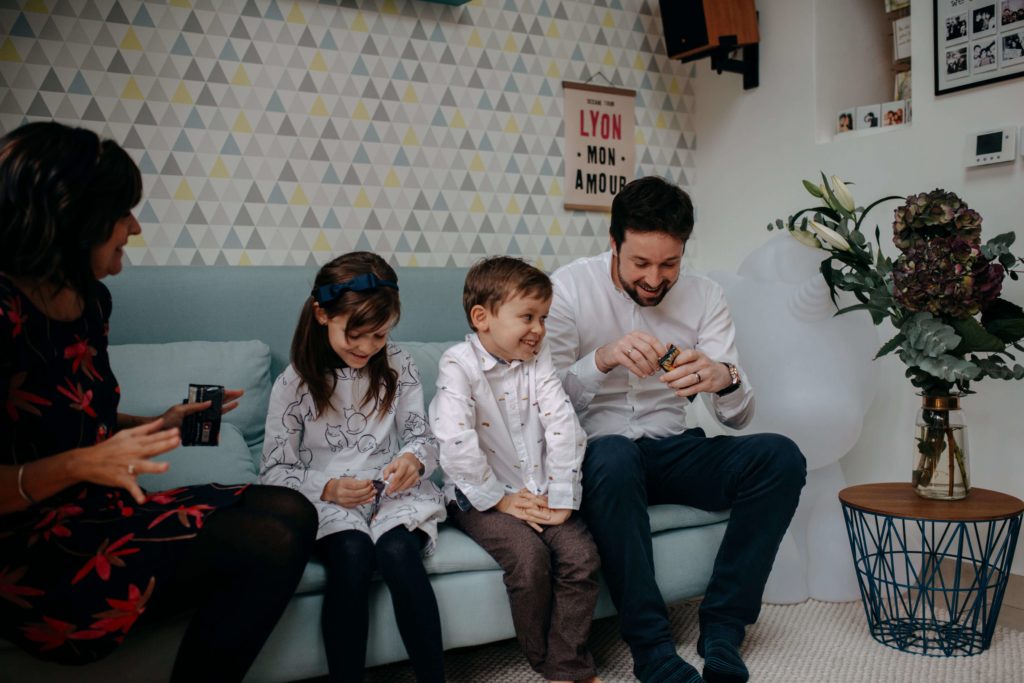 Séance photo en famille