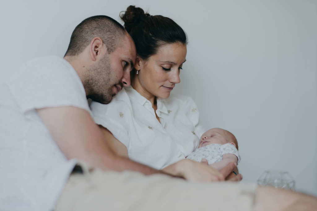 Papa maman et bébé