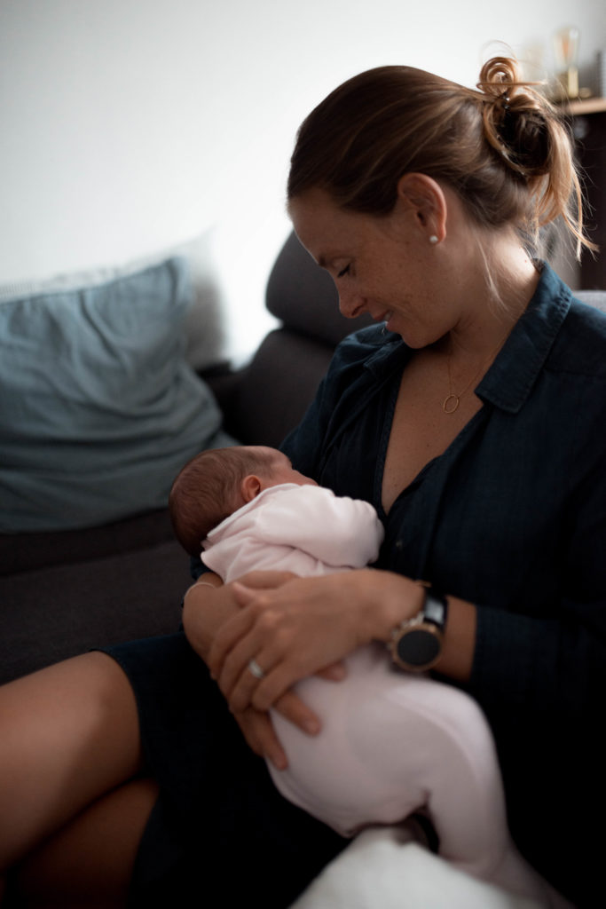 Maman et son nouveau né