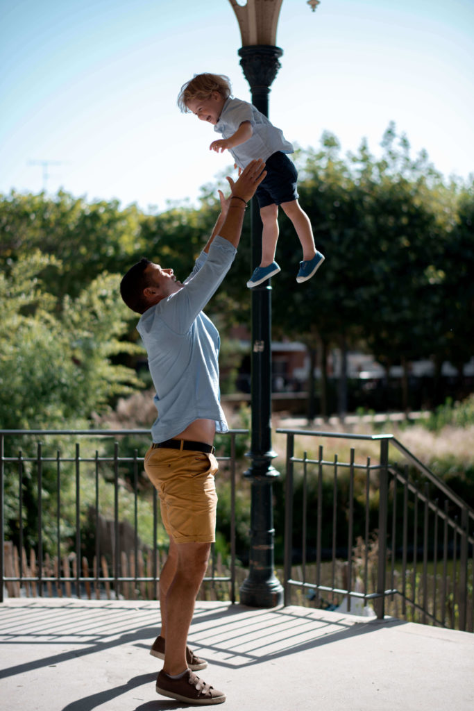 Photo papa et son fils