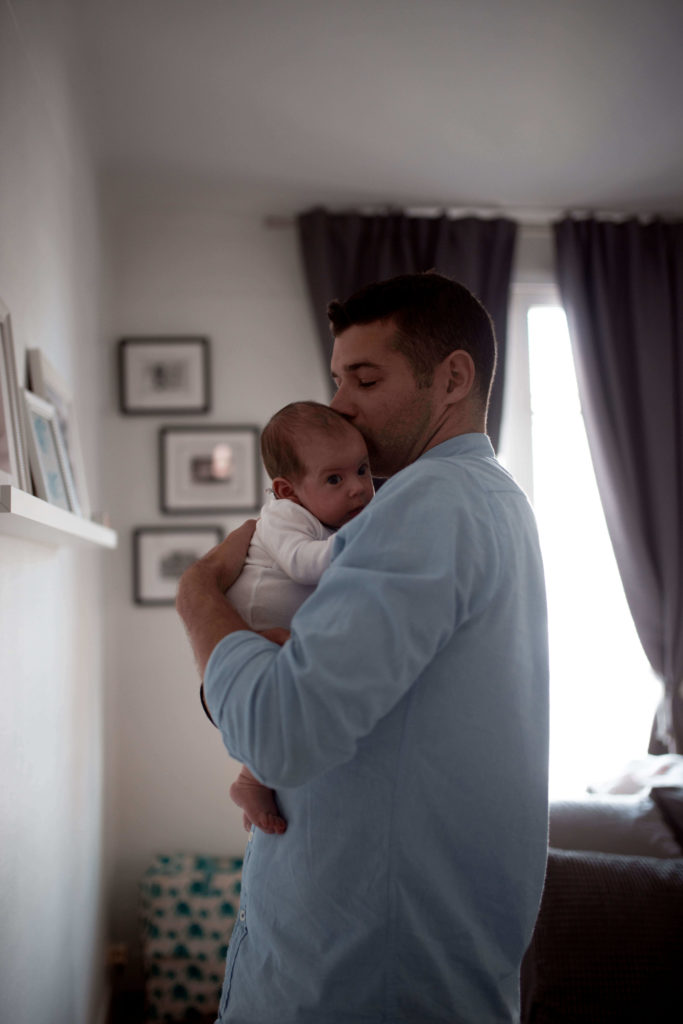 Papa et son bébé