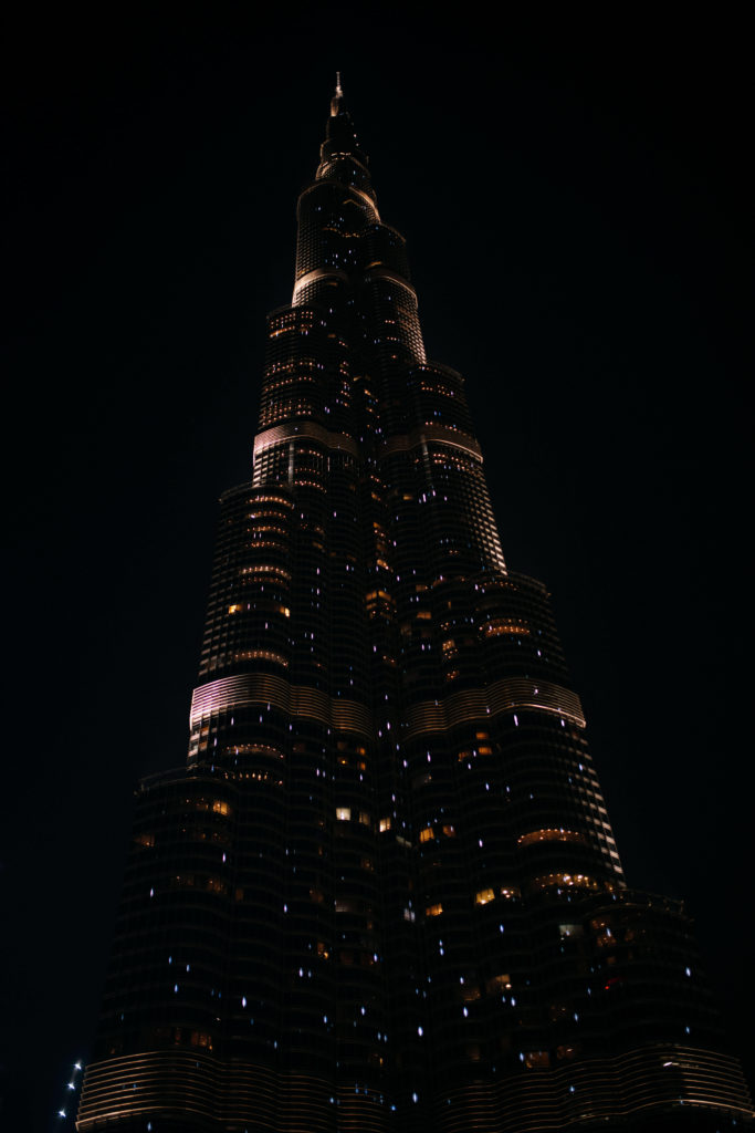 Burj kalifa de nuit