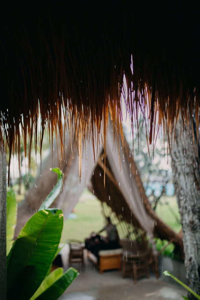 Pluie qui tombe en Thaïlande