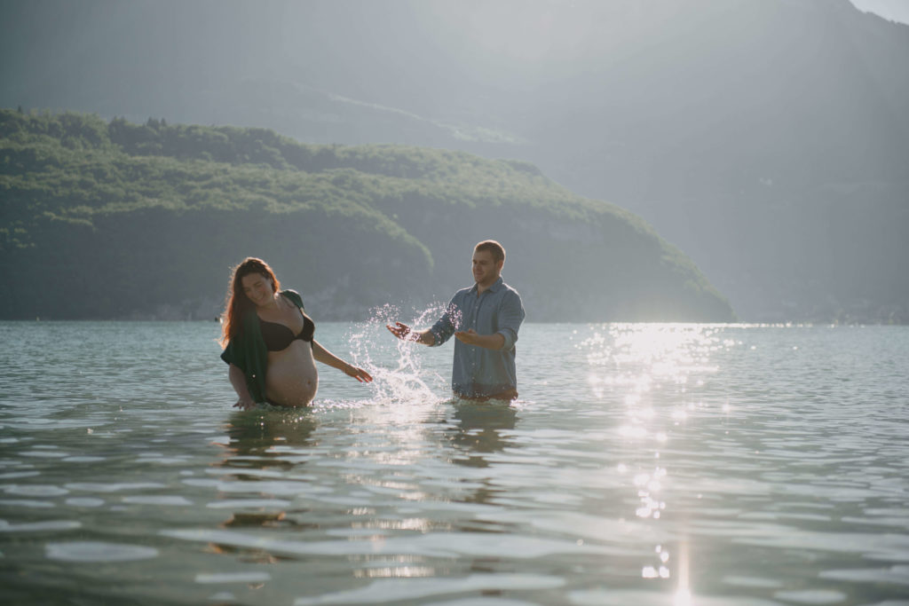 baignade femme enceinte