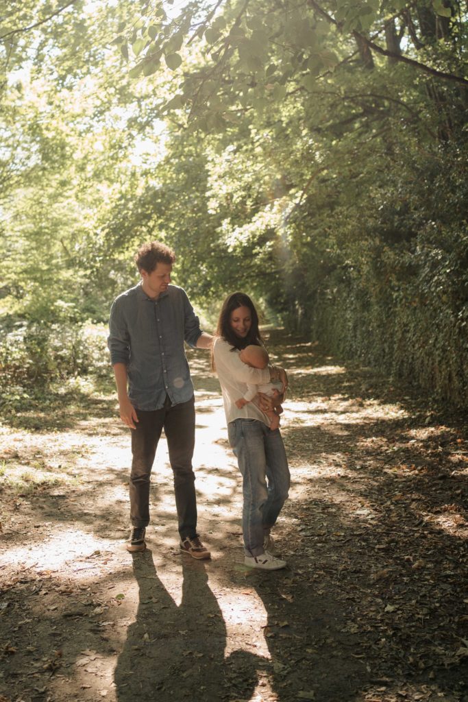 couple avec son bébé